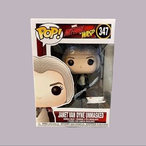Funko POP! Janet Van Dyne Unmasked | Marvel | #347 Vinyl Figure